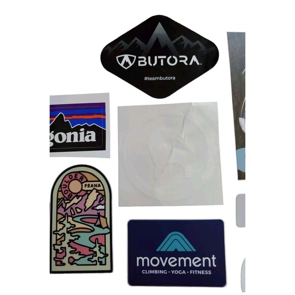 10x Hike Bike Climb Outdoor Stickers Mixed Lot Patagonia Boulder Butora Idaho CO - Picture 3 of 5
